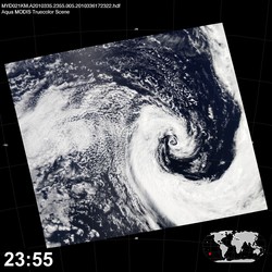 Level 1B Image at: 2355 UTC