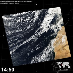 Level 1B Image at: 1450 UTC