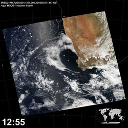 Level 1B Image at: 1255 UTC