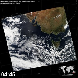 Level 1B Image at: 0445 UTC