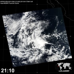 Level 1B Image at: 2110 UTC