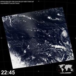 Level 1B Image at: 2245 UTC