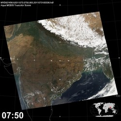 Level 1B Image at: 0750 UTC