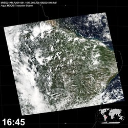 Level 1B Image at: 1645 UTC