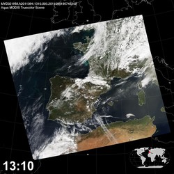 Level 1B Image at: 1310 UTC