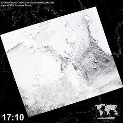 Level 1B Image at: 1710 UTC