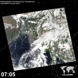 Level 1B Image at: 0705 UTC