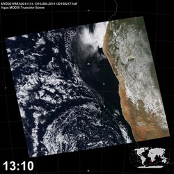 Level 1B Image at: 1310 UTC