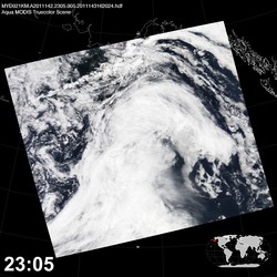 Level 1B Image at: 2305 UTC