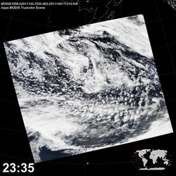 Level 1B Image at: 2335 UTC