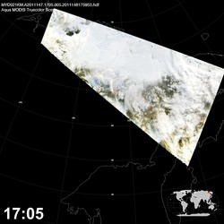 Level 1B Image at: 1705 UTC