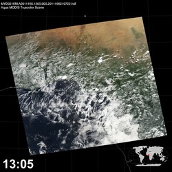 Level 1B Image at: 1305 UTC