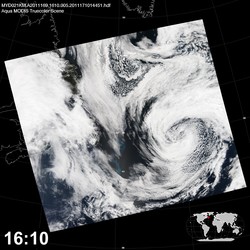 Level 1B Image at: 1610 UTC