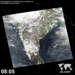 Level 1B Image at: 0805 UTC