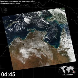 Level 1B Image at: 0445 UTC