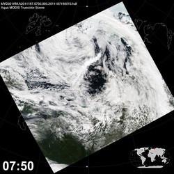 Level 1B Image at: 0750 UTC