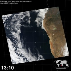 Level 1B Image at: 1310 UTC