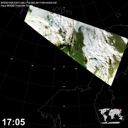 Level 1B Image at: 1705 UTC