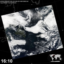 Level 1B Image at: 1610 UTC