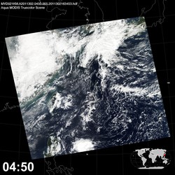 Level 1B Image at: 0450 UTC