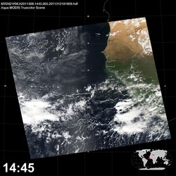 Level 1B Image at: 1445 UTC