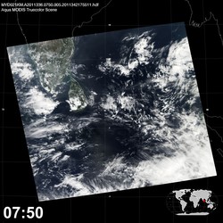 Level 1B Image at: 0750 UTC