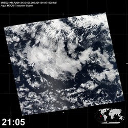 Level 1B Image at: 2105 UTC