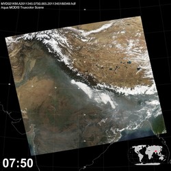 Level 1B Image at: 0750 UTC