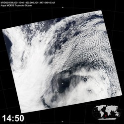 Level 1B Image at: 1450 UTC