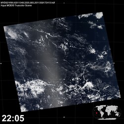 Level 1B Image at: 2205 UTC