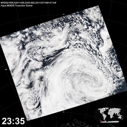 Level 1B Image at: 2335 UTC