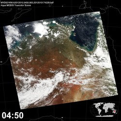 Level 1B Image at: 0450 UTC