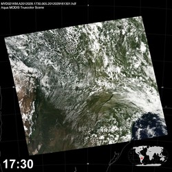 Level 1B Image at: 1730 UTC