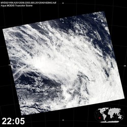 Level 1B Image at: 2205 UTC