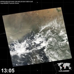 Level 1B Image at: 1305 UTC