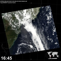 Level 1B Image at: 1645 UTC