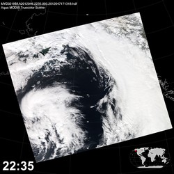 Level 1B Image at: 2235 UTC