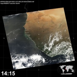 Level 1B Image at: 1415 UTC