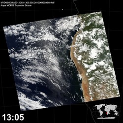 Level 1B Image at: 1305 UTC