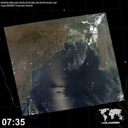 Level 1B Image at: 0735 UTC