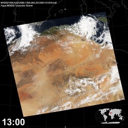 Level 1B Image at: 1300 UTC