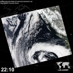 Level 1B Image at: 2210 UTC