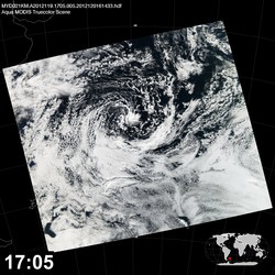 Level 1B Image at: 1705 UTC