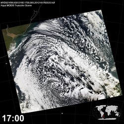 Level 1B Image at: 1700 UTC