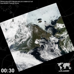 Level 1B Image at: 0030 UTC