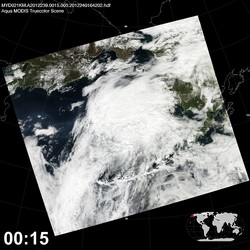 Level 1B Image at: 0015 UTC