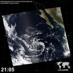 Level 1B Image at: 2105 UTC