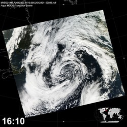 Level 1B Image at: 1610 UTC