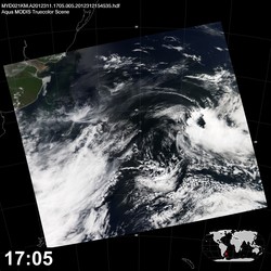 Level 1B Image at: 1705 UTC