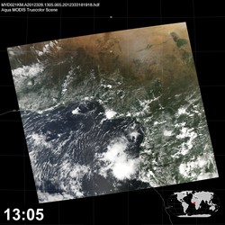 Level 1B Image at: 1305 UTC